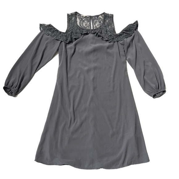 Maurice’s- Women’s Long Sleeve Cold Shoulder Dress Sz SM - Picture 4 of 7